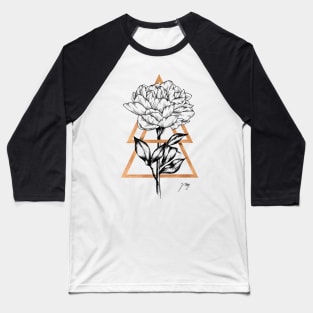 Peony Baseball T-Shirt